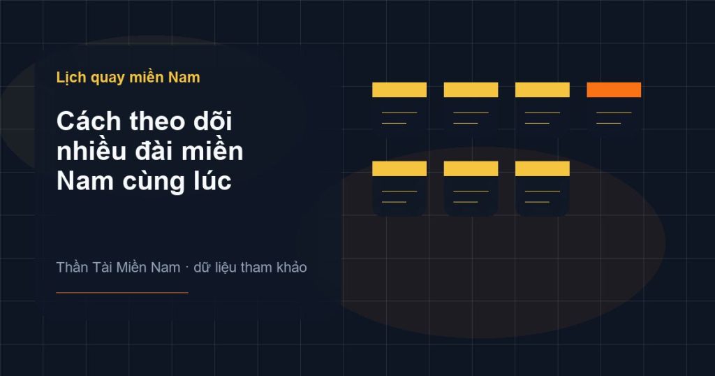 Ảnh minh họa Cách theo dõi nhiều đài miền Nam cùng lúc trên Thần Tài Miền Nam