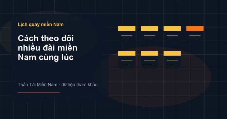 Ảnh minh họa Cách theo dõi nhiều đài miền Nam cùng lúc trên Thần Tài Miền Nam