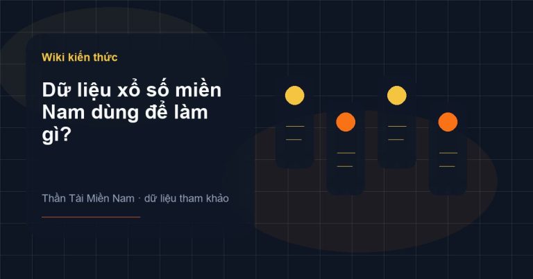 Ảnh minh họa Dữ liệu xổ số miền Nam dùng để làm gì? trên Thần Tài Miền Nam