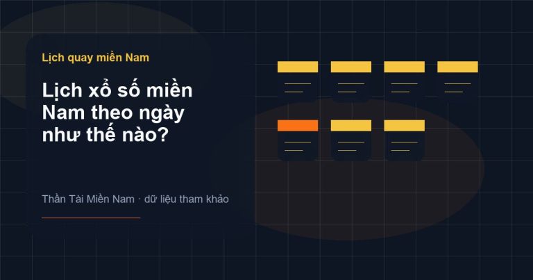 Ảnh minh họa Lịch xổ số miền Nam theo ngày như thế nào? trên Thần Tài Miền Nam