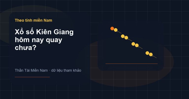 Ảnh minh họa Xổ số Kiên Giang hôm nay quay chưa? trên Thần Tài Miền Nam